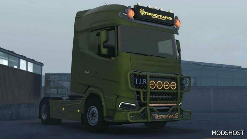 ETS2 DAF Part Mod: Bullbar for DAF 2021 XF, XG & XG+ 1.49 (Featured)