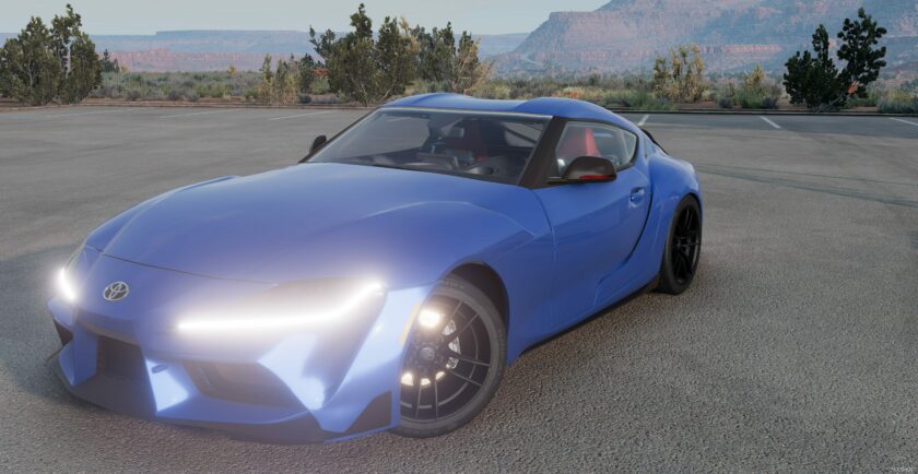 BeamNG Toyota Car Mod: GR Supra 0.31 (Featured)