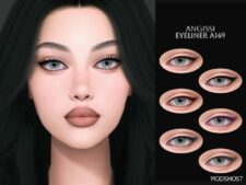 Sims 4 Eyeliner Makeup Mod: A149 (Featured)