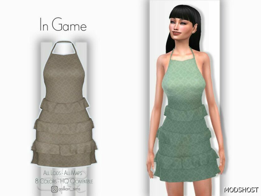 Sims 4 Elder Clothes Mod: Kennedy Dress – ACN 404 (Featured)