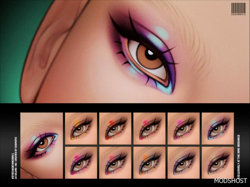 Sims 4 Female Makeup Mod: Eyeshadow N286 V1 (Featured)