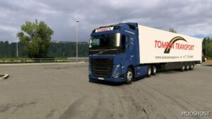 ETS2 Volvo Mod: Combo Skin Tomren Transport 1.49 (Featured)