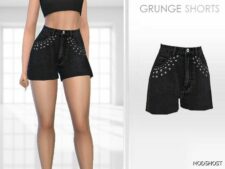 Sims 4 Bottoms Clothes Mod: Grunge Shorts (Featured)