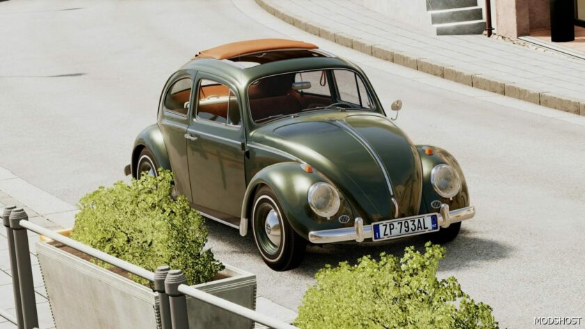 BeamNG Volkswagen Car Mod: Beetle 0.31 (Featured)