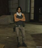 GTA 5 Player Mod: Valeria Garza: COD Mwii 2022 Add-On PED (Image #2)