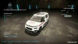 FS22 Citroën Car Mod: Citroen Berlingo A.s.v.p (Image #3)