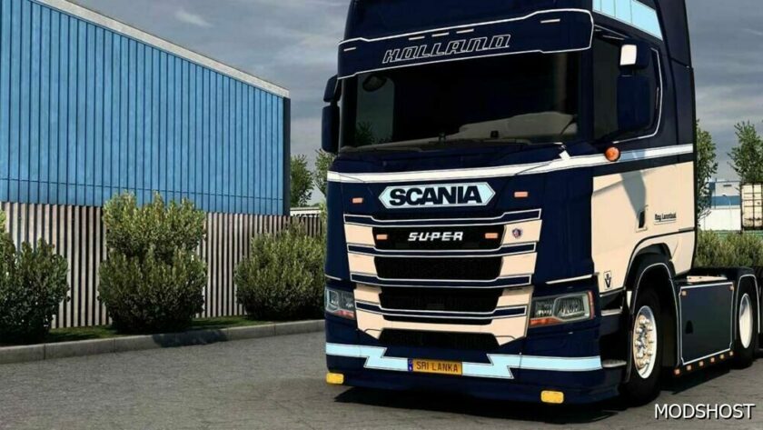 ETS2 Scania Part Mod: NG S/R Complete Front Plate 1.49 (Featured)