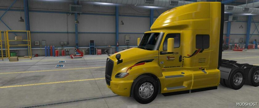 ATS International Mod: Yellow Skin Cabin HI Rise 1.49 (Featured)