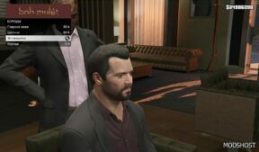 GTA 5 Player Mod: Full Goatee Beard for Michael (TO Solve The Problem) (Image #3)