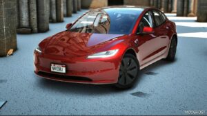 GTA 5 Tesla Vehicle Mod: 2024 Tesla Model 3 Add-On (Featured)