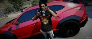 GTA 5 Player Mod: Glory Boyz Shirts MP Male (Image #3)