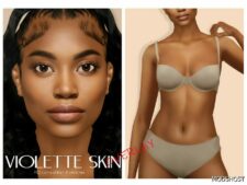 Sims 4 Female Skintone Mod: Violette Skin Overlay (Featured)