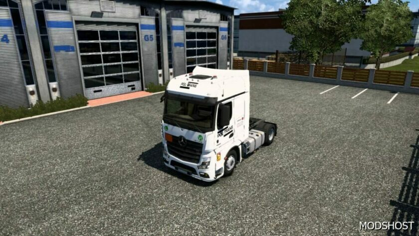 ETS2 Mod: Dotec Mercedes Actros Mp4-Poltrans Skin 1.49 (Featured)