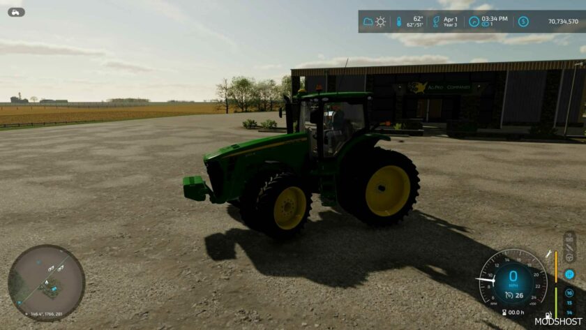 FS22 John Deere Tractor Mod: 8R 2009/2010 US (Featured)