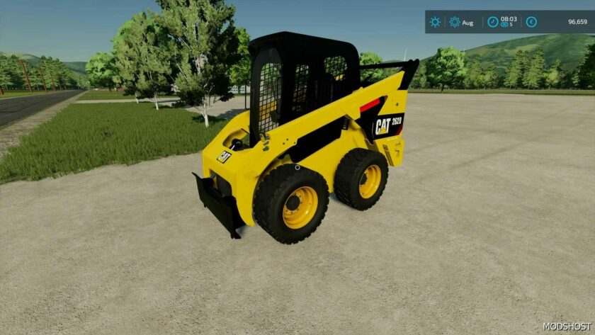 FS22 Caterpillar Forklift Mod: CAT 262 Skid Steer (Featured)