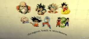 Sims 4 Object Mod: Dragon Ball Z Stickers (Featured)