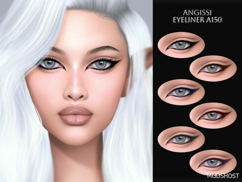 Sims 4 Eyeliner Makeup Mod: A150 (Featured)