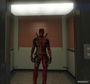 GTA 5 Player Mod: Deadpool 3 Suit Retexture (Add-On) V1.4 (Image #3)