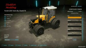 FS22 Fendt Tractor Mod: 200 Vario (Image #2)