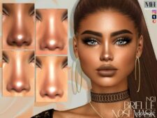 Sims 4 Makeup Mod: Brielle Nosemask N01 (Featured)