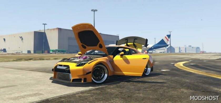 GTA 5 Nissan Vehicle Mod: GT-R R35 GT Custom Add-On (Featured)