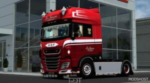 ETS2 DAF Truck Mod: XF 116 JOS Jansen V1.2 1.49 (Featured)