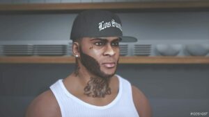 GTA 5 Player Mod: NEW Face for Franklin (Image #4)