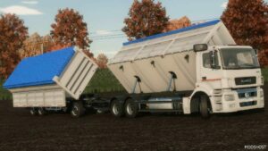 FS22 Kamaz Truck Mod: -5490 Tandem & Prisep Trailer (Image #2)