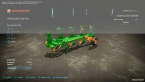 FS22 Amazone Plough Mod: Cayron (Image #2)