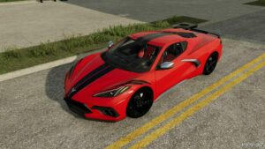 FS22 Chevrolet Car Mod: Corvette C8 2020 (Featured)