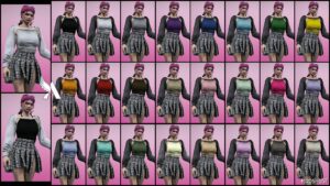 GTA 5 Player Mod: Woolen Sweater – MP Female – Textures (Image #2)