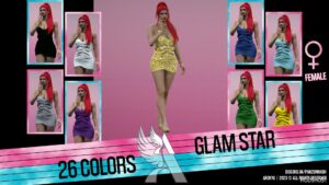 GTA 5 Player Mod: Glam Star – MP Female – Textures (Featured)