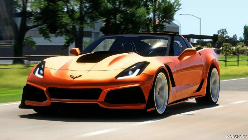 BeamNG Chevrolet Car Mod: Corvette C7 2014-2019 0.31 (Featured)