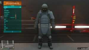 GTA 5 Player Mod: Improved “U M Y Juggernaut 02” PED (Image #5)