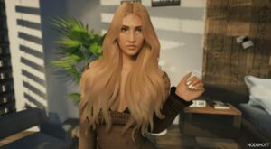 GTA 5 Player Mod: Evelyn Hair for MP Female (Featured)