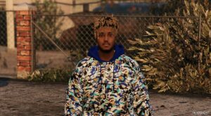 GTA 5 Player Mod: Juice Wrld | Add-On PED (Image #2)