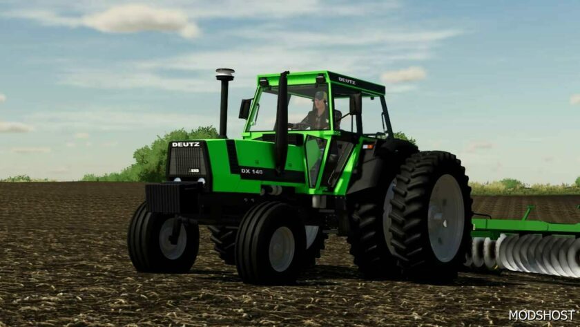 FS22 Tractor Mod: Deutz DX140 2WD (Featured)