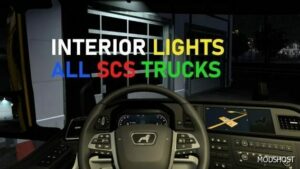 ETS2 Part Mod: Interior Cabin Lights V0.2 (Featured)