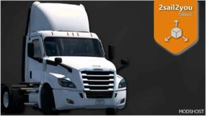 ATS Freightliner Part Mod: Cascadia Deflector V0.1 1.49 (Featured)