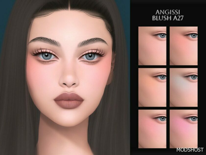 Sims 4 Blush Makeup Mod: A27 (Featured)