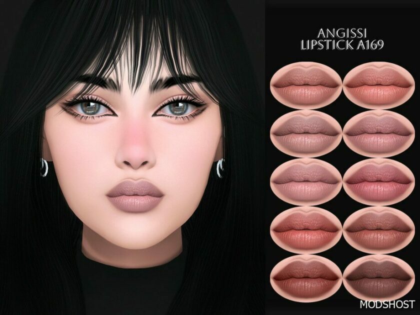 Sims 4 Lipstick Makeup Mod: A169 (Featured)