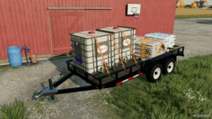 FS22 Trailer Mod: 16FT Flatbed (Featured)