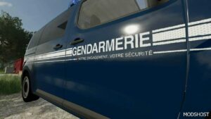 FS22 Peugeot Vehicle Mod: Expert Gendarmerie V4.1 (Image #2)