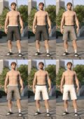 GTA 5 Player Mod: Blank Sport Shorts MP Male (Featured)