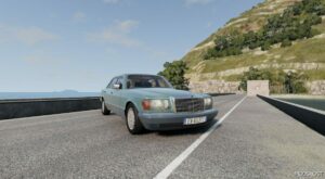 BeamNG Mercedes-Benz Car Mod: Mercedes Benz W126 0.31 (Image #2)