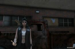 GTA 5 Player Mod: Jacket of The Lost MP Female & MP Male (Featured)