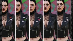 GTA 5 Player Mod: Leather Jacket (Image #2)