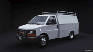 FS22 Chevrolet Vehicle Mod: 2006 GMC Savana/Chevrolet Express Service VAN (Featured)