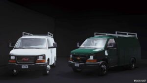 FS22 Chevrolet Vehicle Mod: 2006 GMC Savana/Chevrolet Express Service VAN (Image #5)