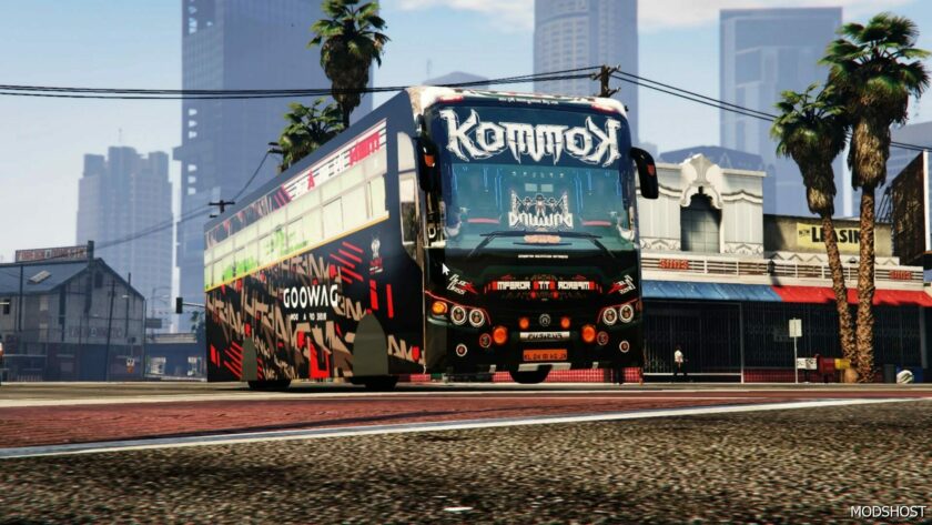 GTA 5 Vehicle Mod: Komban Bus Mod Beta Addon Beta V1.0.1 (Featured)